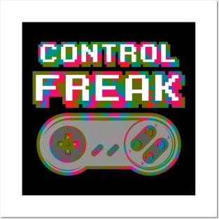 Control Freak Retro Tie Dye SNES Posters and Art